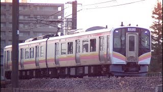 信越本線上り始発E129系A25編成420M 新潟→長岡