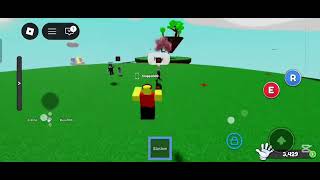 A cheater using fly hack | Slap Battles