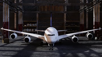 Airplane Visualization//Blender cycles render//