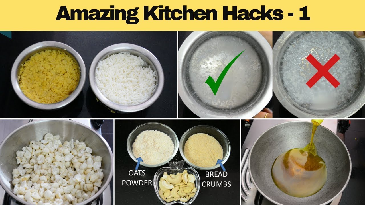 Amazing Kitchen  Hacks  8 Useful Kitchen  Tips  Tricks 