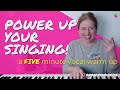 A five(ish!) minute vocal warm up to grow and STRENGTHEN your voice | MusicForMy... VOICE