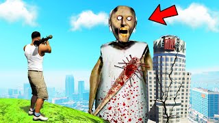 GRANNY ATTACKED & DESTROYED LOS SANTOS in GTA 5!