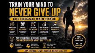 Train Your Mind to Never Give Up (Audiobook)