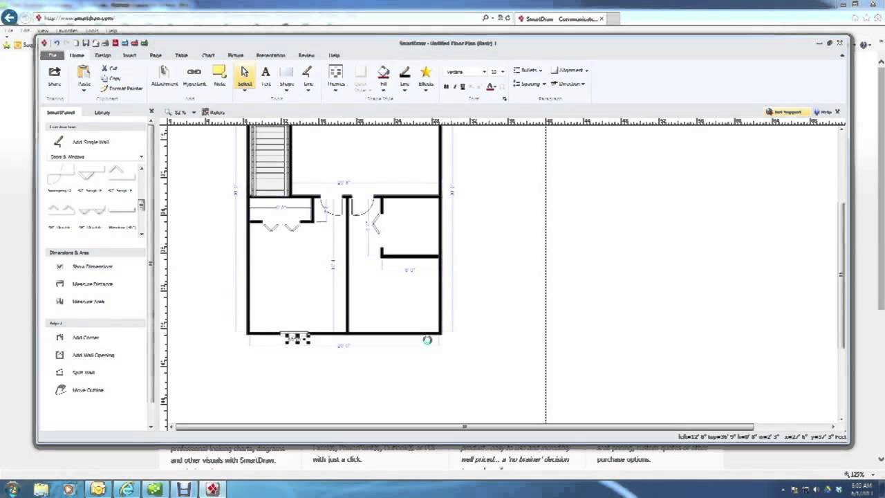 How To Draw a Basement Plan - YouTube