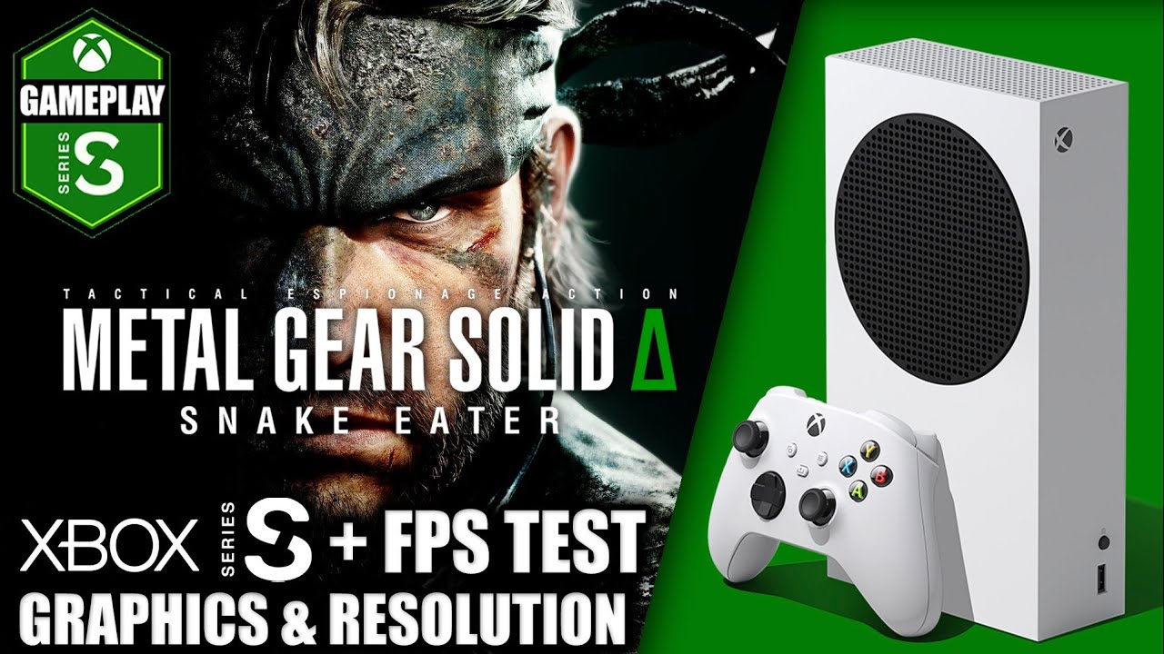 Metal Gear Solid Snake Eater - Xbox Series S Gameplay + FPS Test