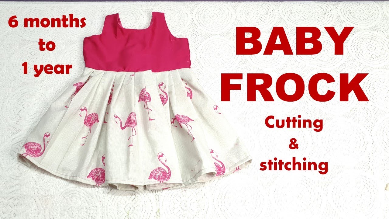 Beautiful baby frock cutting and stitching | 2-3 year old baby yellow dress  cutting and sewing | Easy design cutting and stitching method Simple and  easy baby frock cutting and stitching How