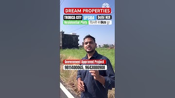 Residential Plots in Tronica City UPSIDA ghaziabad Delhi NCR #realestate #tronicacityplots #plots