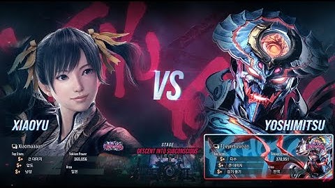 Xiaoyu VS eyemusician (yoshimitsu) - Tekken 8 Rank Match