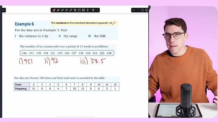 Chapter 3: Variance, Range, IQR on TI-Nspire