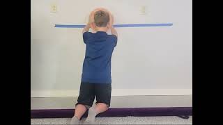 Tall Kneeling Balance Beam Vertical Surface Work