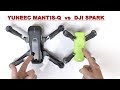 Yuneec MANTIS Q vs DJI SPARK - Which Drone is for you?