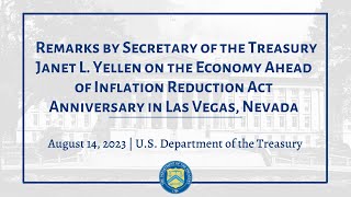 Remarks by Secretary of the Treasury Janet L. Yellen on the Economy in Las Vegas, Nevada