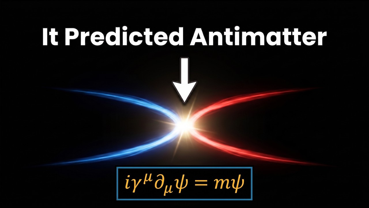 Nobody Explained the Dirac Equation Like THIS!