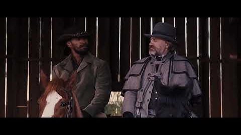 Django Unchained   I got a name winter scene