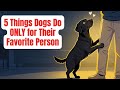 "5 Things Your Dog Does ONLY For You (Science Finally Explains Why)"
