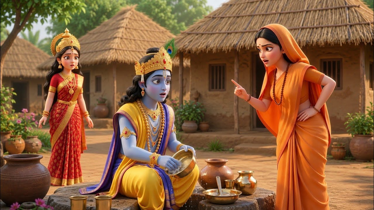 भगवान श्री कृष्ण क्यों कांप गए भक्त के सामने? 😱 | Real Story Sant Janabai | 3D Animation #11