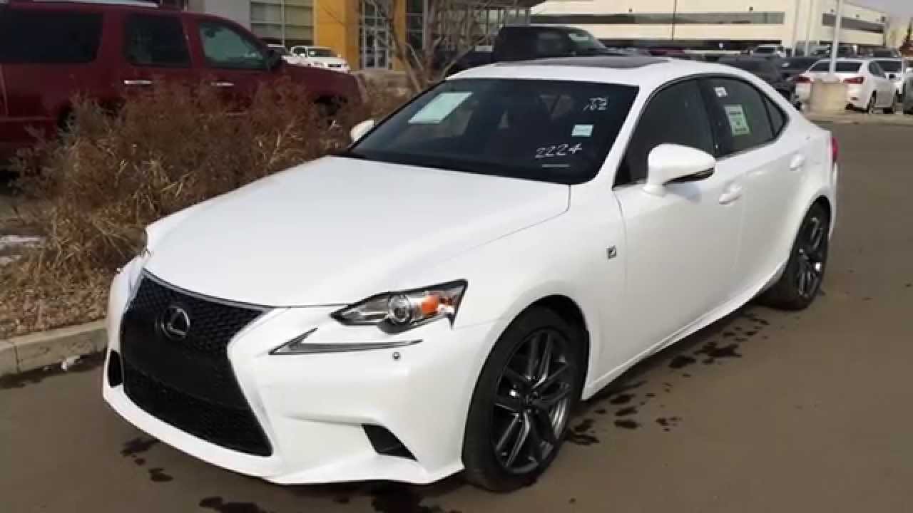 2014 Lexus Is 250 Awd Executive F Sport Package Review Ultra White On Rioja Red