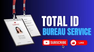 We Can Print Your ID Cards For You l Bureau l Total ID