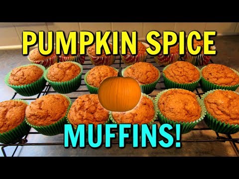 PUMPKIN SPICE MUFFINS! So Easy! Using a Cake Mix!