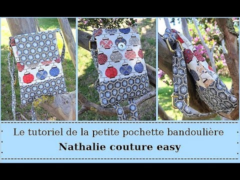 Tuto pour réaliser une pochette en bandoulière pour portable