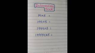 Interesting Multiplication Hack🔥#maths #mathtricks #nice#student#Youtube shorts.