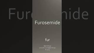 Furosemide Pronunciation