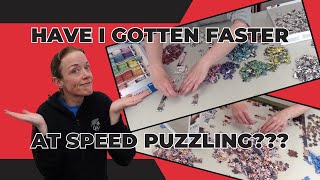 Have I Gotten FASTER at Speed Puzzling??? Preparing for the 2024 Masters Games #puzzle #jigsawpuzzle
