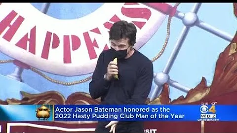 Actor Jason Bateman Honored As Hasty Pudding Man O...