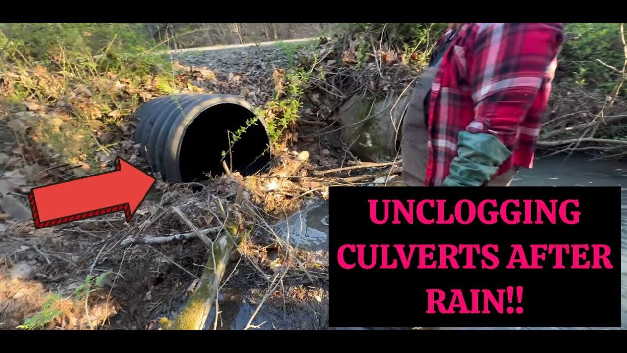 UNCLOGGING CULVERTS! 05/2024 NT#45