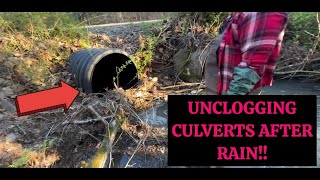 UNCLOGGING CULVERTS! 05/2024 NT#45