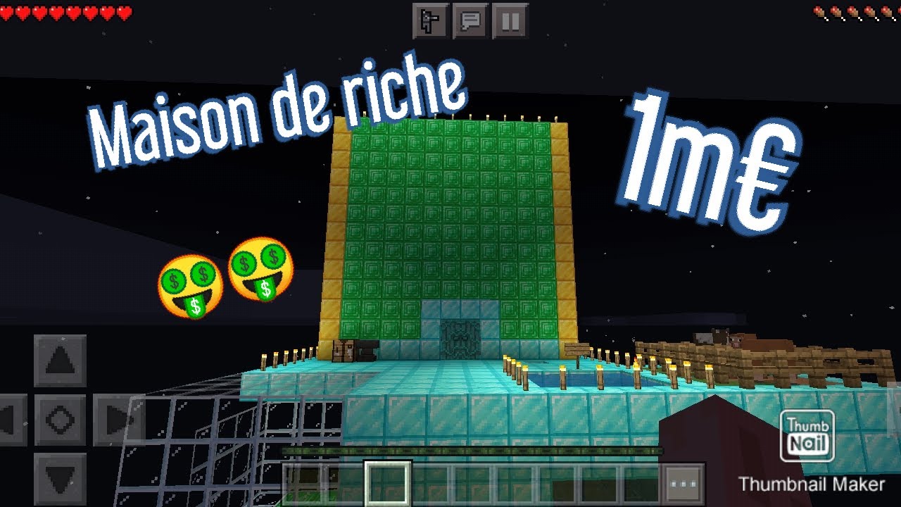 la maison la plus cher de minecraft en mode survie - YouTube