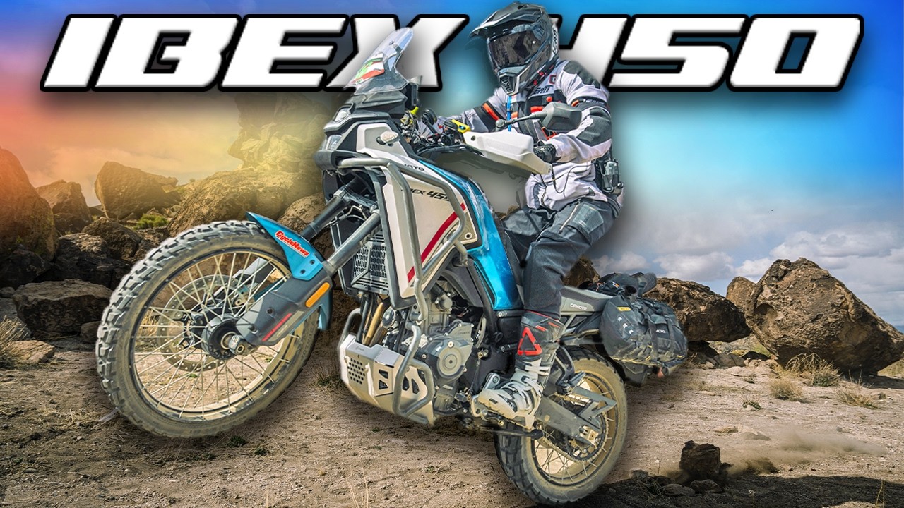 CFMoto Ibex 450 Ride Review - Cycle News - YouTube