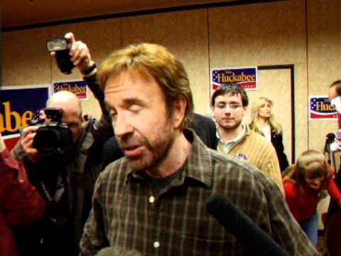 Mike Huckabee - Chuck Norris Press Conference Part...
