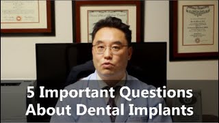 Dental Implants - A Prosthodontist's Answers to the Most Common Questions About Dental Implants