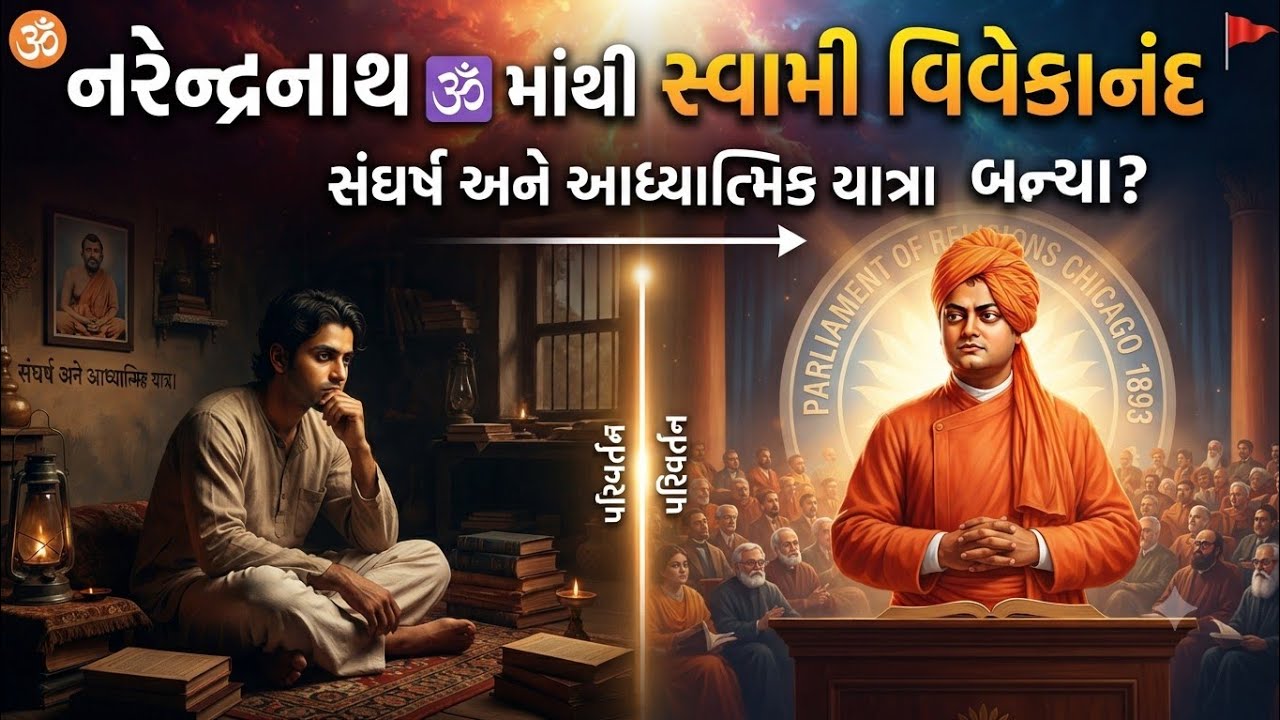 🕉️ નરેન્દ્રનાથ સ્વામી વિવેકાનંદ કેવી રીતે બન્યા? | સંઘર્ષ અન