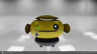Weebo - Modelado de un Robot (Hard Surface Modeling / Illumination)