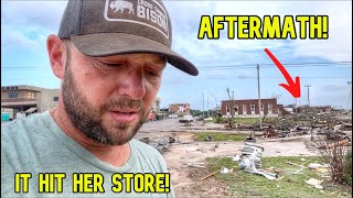 Devastating Tornado Hits Home! Rush To Keep Our Bison In! image