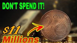 Top4! MOST Valuable 2 Euro Cent Coin Worth MILLIONS coins.european coin