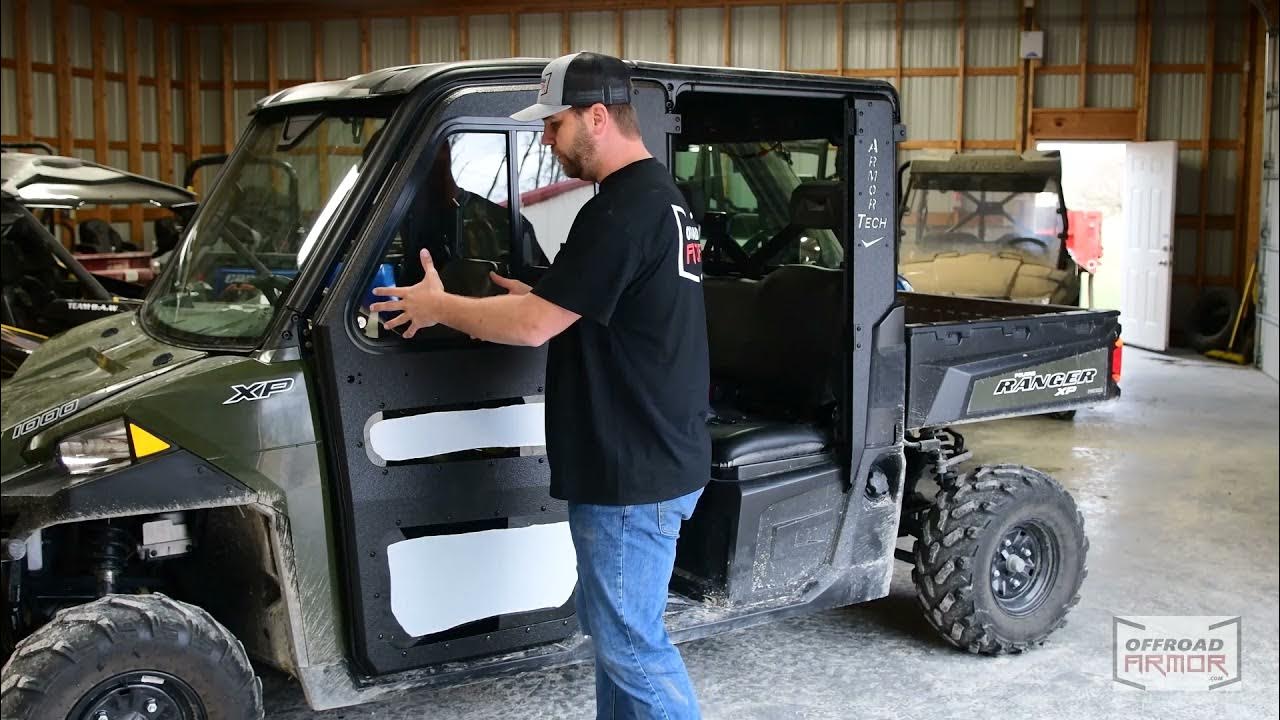 Polaris Ranger Crew xp1000 Armor Tech Doors Installation YouTube
