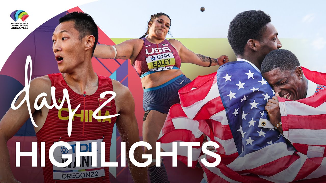 Day 2 Highlights World Athletics Championships Oregon 22