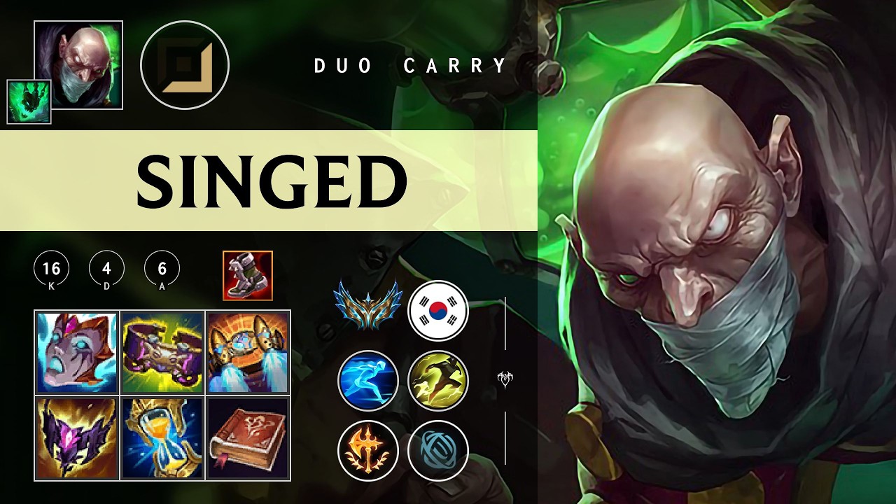Singed Carry vs Zeri - KR Challenger Patch 26.03