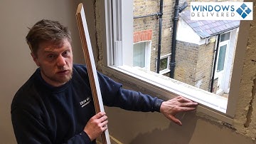Evolve PVCu sash window - removal and fitting/installation