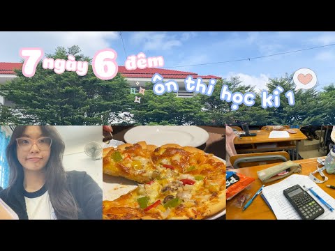 /school vlog/ 7 ngày 6 đêm ôn thi học kì 1