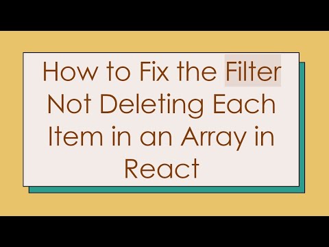 How to Fix