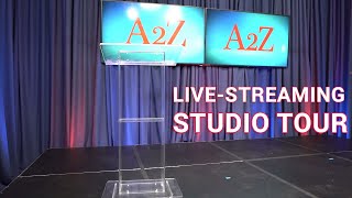 Tour Of The A2z streaming Studios