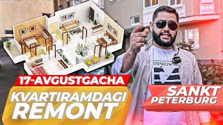 KVARTIRAM 17 AVGUSTGACHA REMONTI TUGASHI KERAK
