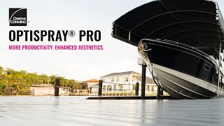 OPTISPRAY® Pro: More Productivity. Enhanced Aesthetics.
OptiSpray® PRO Roving represents a compelling solution for fabricators that want to save time and improve cosmetic appearance. OPTISPRAY® Pro: More Productivity. Enhanced Aesthetics.