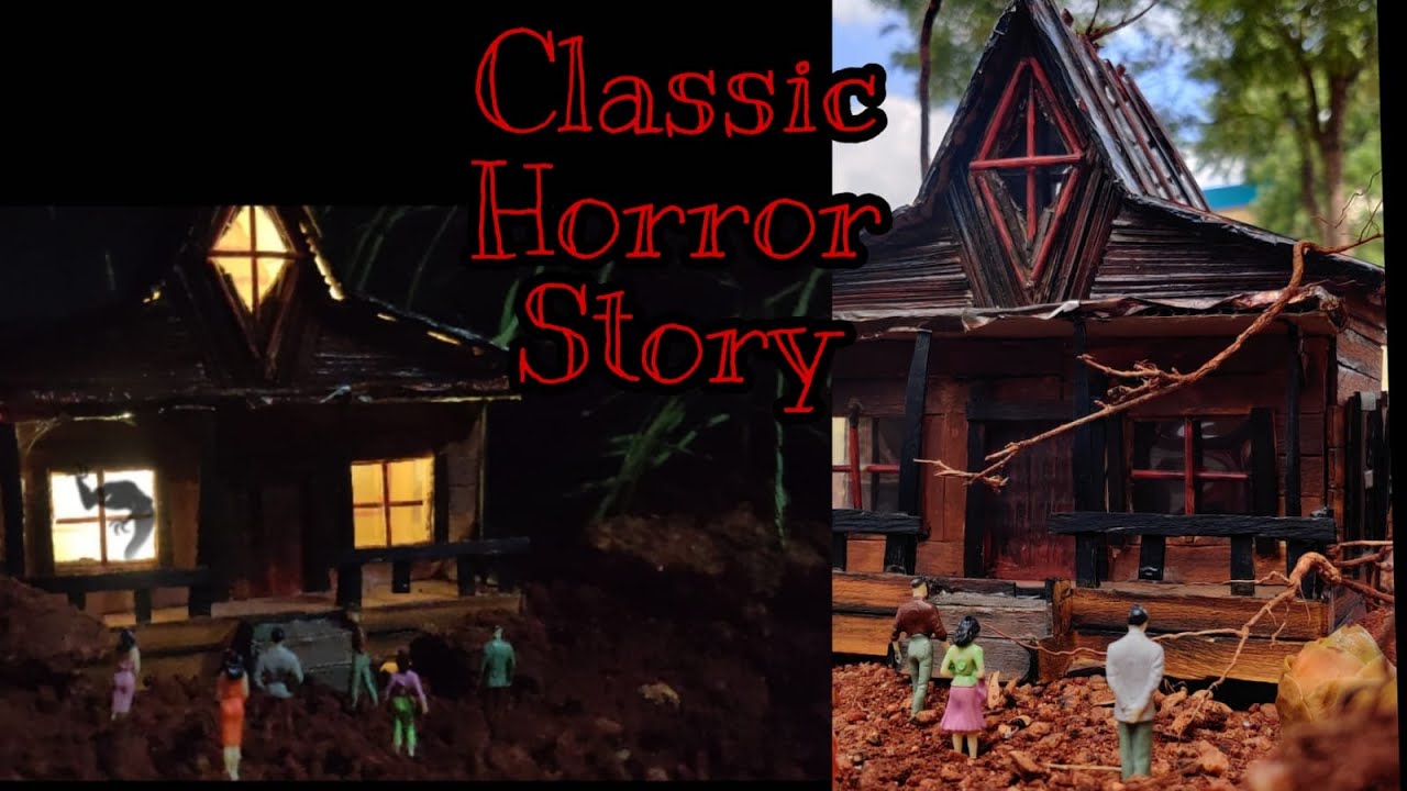 Making - haunted creepy house from the movie "Classic horror Story" DIY 