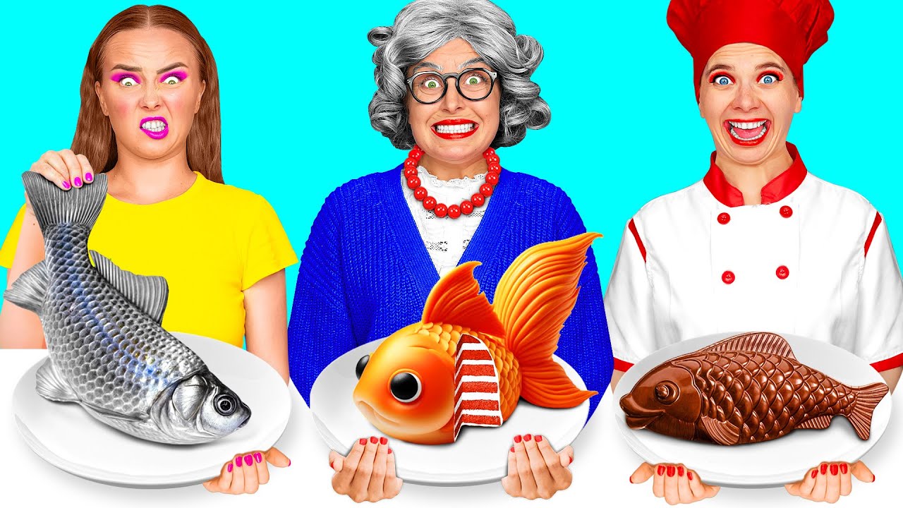 Me vs Grandma Cooking Challenge | Funny Food Challenges by Fun - YouTube
