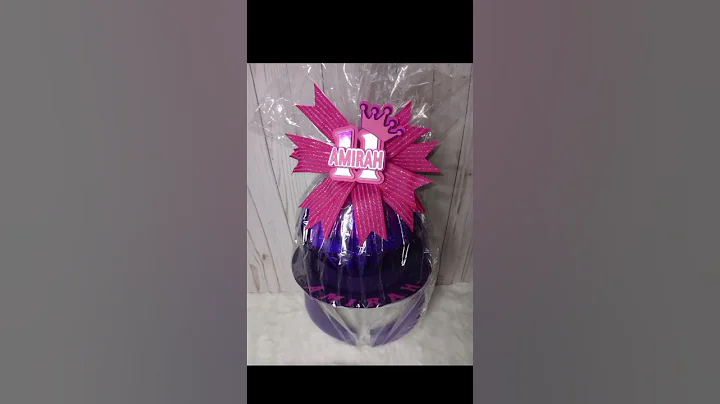 👉🏿 DIY Ring Pop basket 🎁 Cute birthday gift + party favor idea! #ringpop #partyfavor #shorts